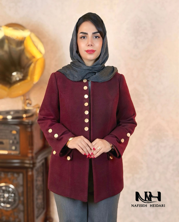 پالتو فوتر کجراه شیک زنانه