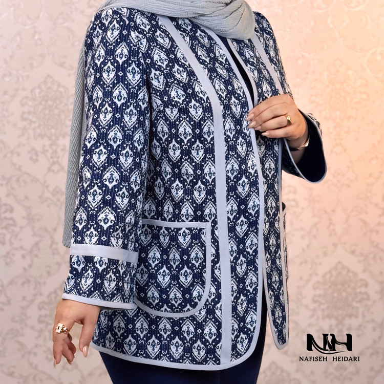 مانتو زنانه باتیک با قد قابل تنظیم